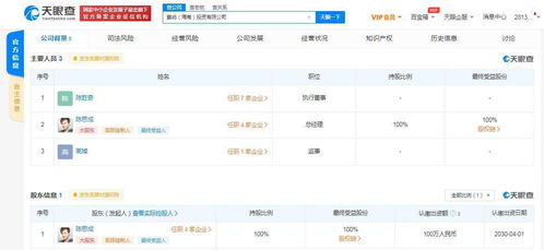 陳思成海南成立投資公司，業(yè)務(wù)涵蓋資金投資與項目策劃服務(wù)